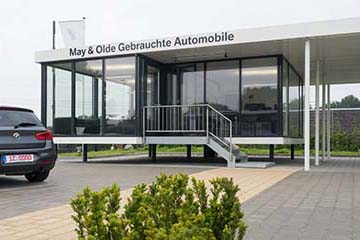 Referenz Pavillonbau Autohaus