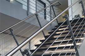 Stahltreppe Stufen