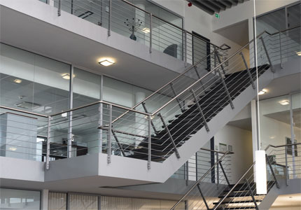 Stahltreppe Gewerbe Industrie